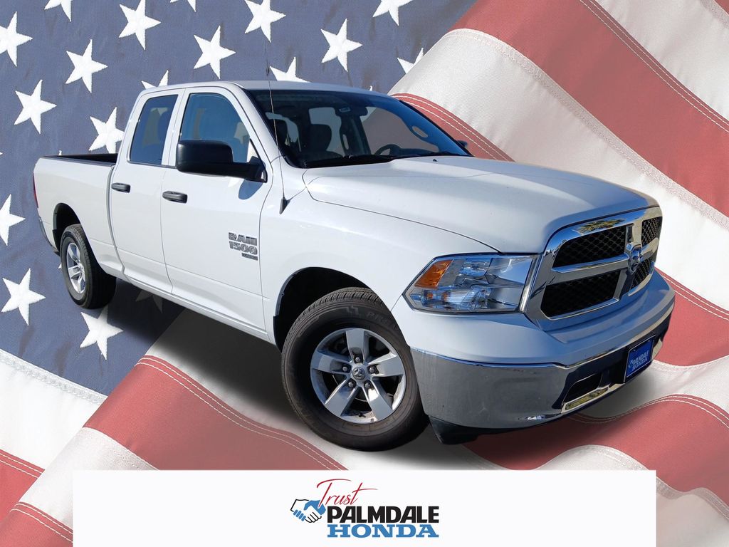 Bright White Clearcoat 2024 RAM 1500 Classic SLT Quad Cab RWD Pickup Truck 4X2 8-Speed Automatic