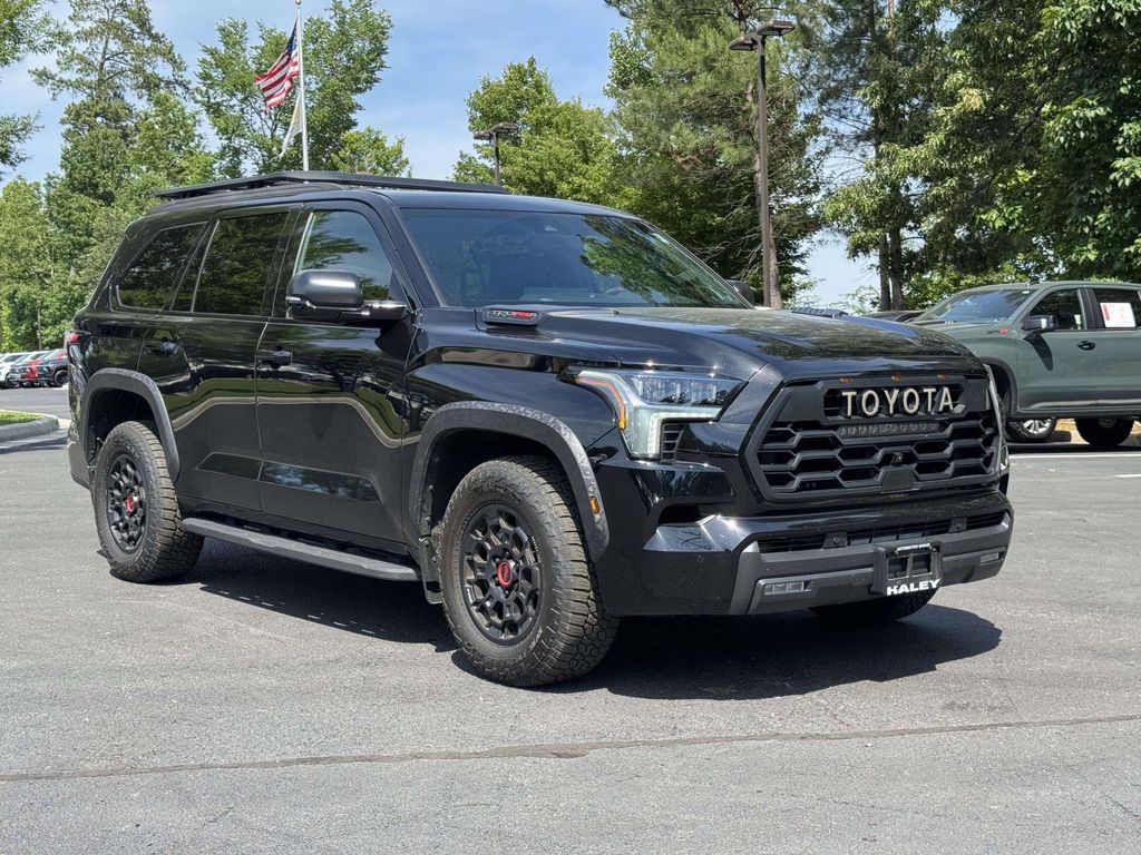 Midnight Black Metallic 2026 Toyota Sequoia TRD Pro 4WD SUV / Crossover Four-Wheel Drive Automatic