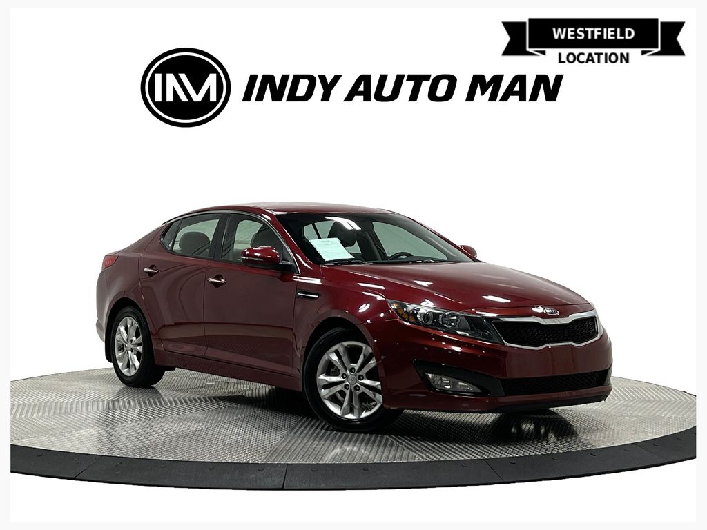Spicy Red 2012 Kia Optima Sedan Front-Wheel Drive 6-Speed Automatic