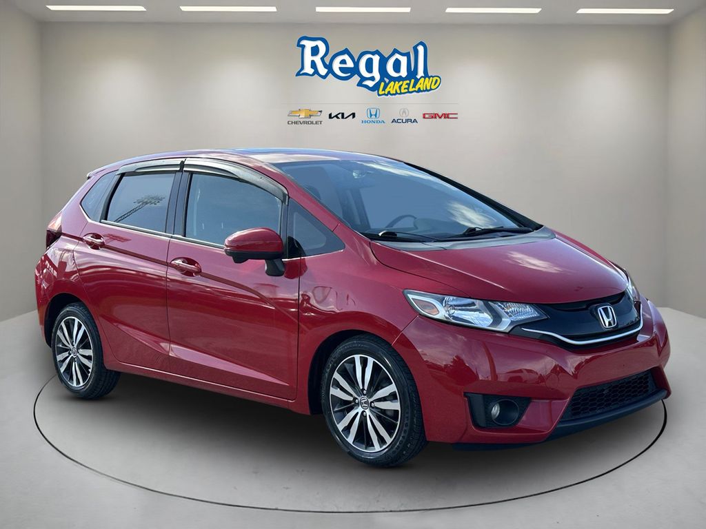 Milano Red 2015 Honda Fit Hatchback Front-Wheel Drive Continuously Variable Transmission
