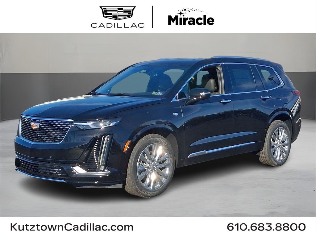 Stellar Black Metallic 2025 Cadillac XT6 Premium Luxury AWD SUV / Crossover Four-Wheel Drive 9-Speed Automatic