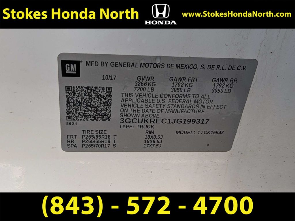 Used 2018 Chevrolet Silverado 1500 Truck