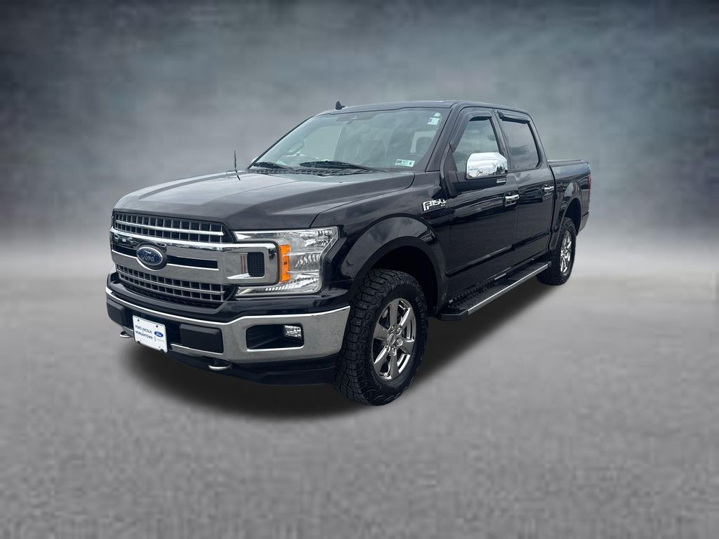 Black 2020 Ford F-150 Pickup Truck Four-Wheel Drive Automatic