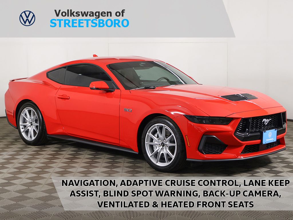 Race Red 2025 Ford Mustang Coupe Rear-Wheel Drive Automatic