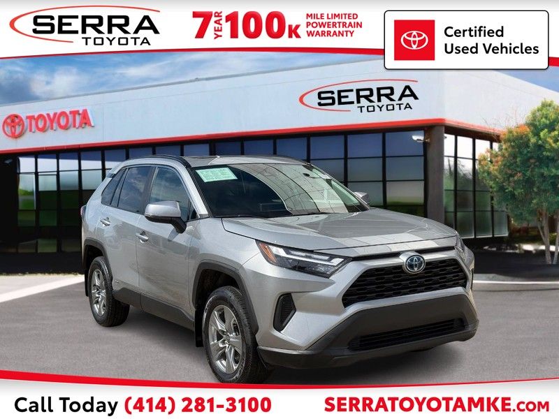 Silver Sky Metallic 2024 Toyota RAV4 Hybrid XLE AWD SUV / Crossover All-Wheel Drive Continuously Variable Transmission