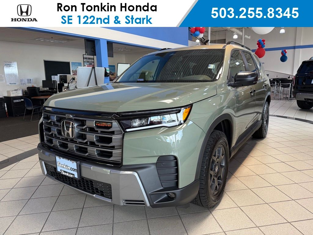 Ash Green Metallic 2026 Honda Pilot SUV / Crossover All-Wheel Drive Automatic