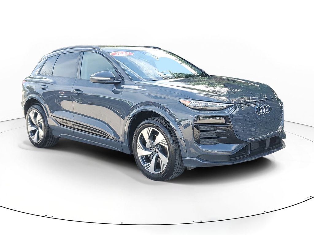 Magnet Gray 2025 Audi Q6 e-tron SUV / Crossover All-Wheel Drive Automatic