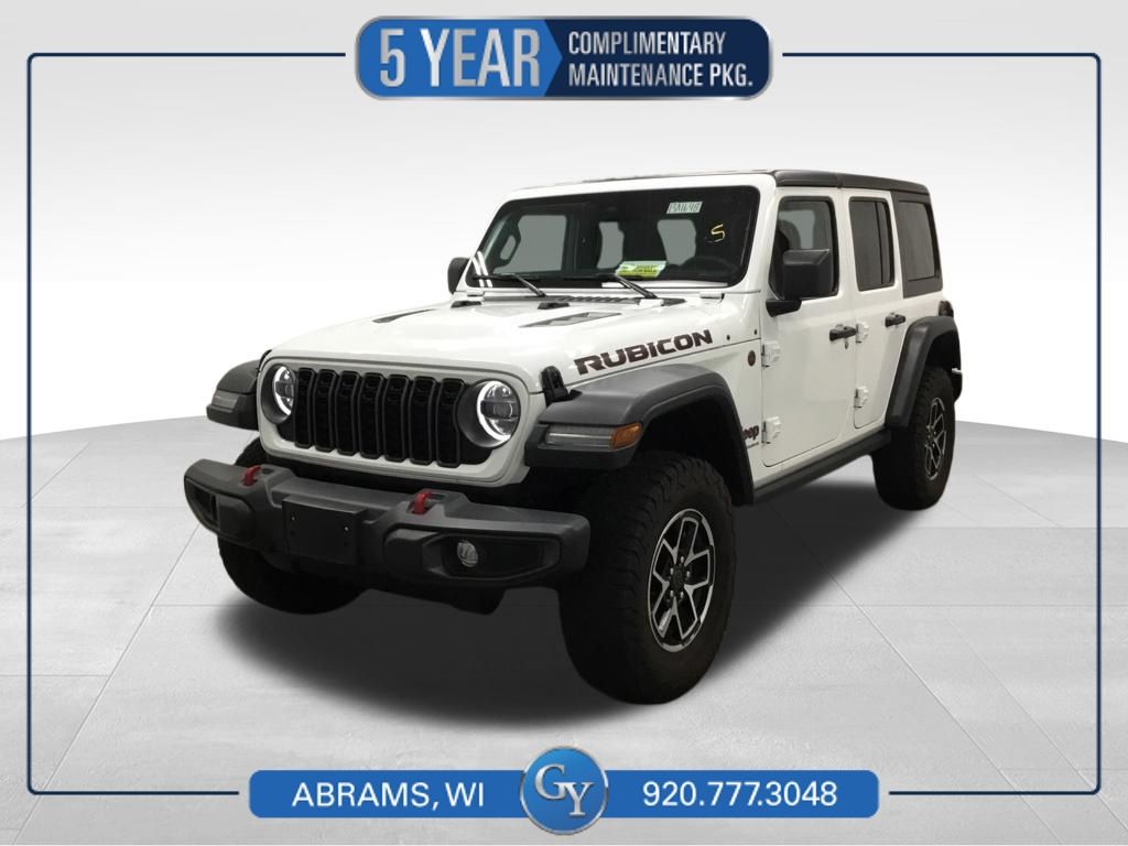 Bright White Clearcoat 2024 Jeep Wrangler SUV / Crossover Four-Wheel Drive 8-Speed Automatic
