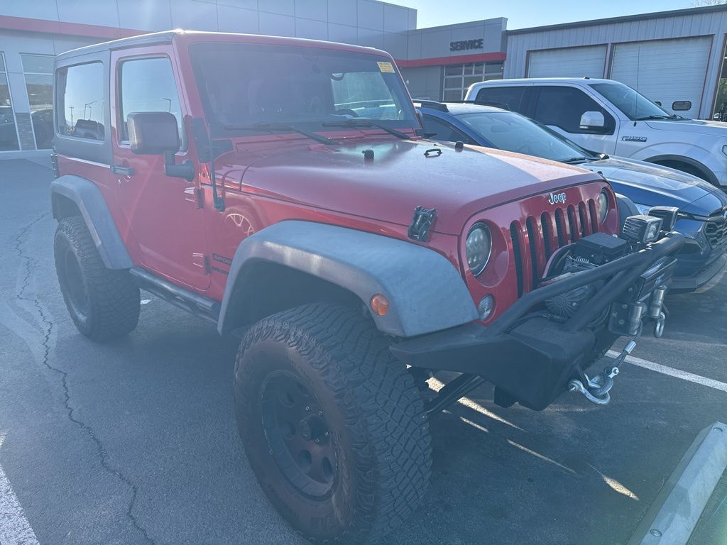Flame Red Clearcoat 2014 Jeep Wrangler Sport 4WD SUV / Crossover Four-Wheel Drive 5-Speed Automatic