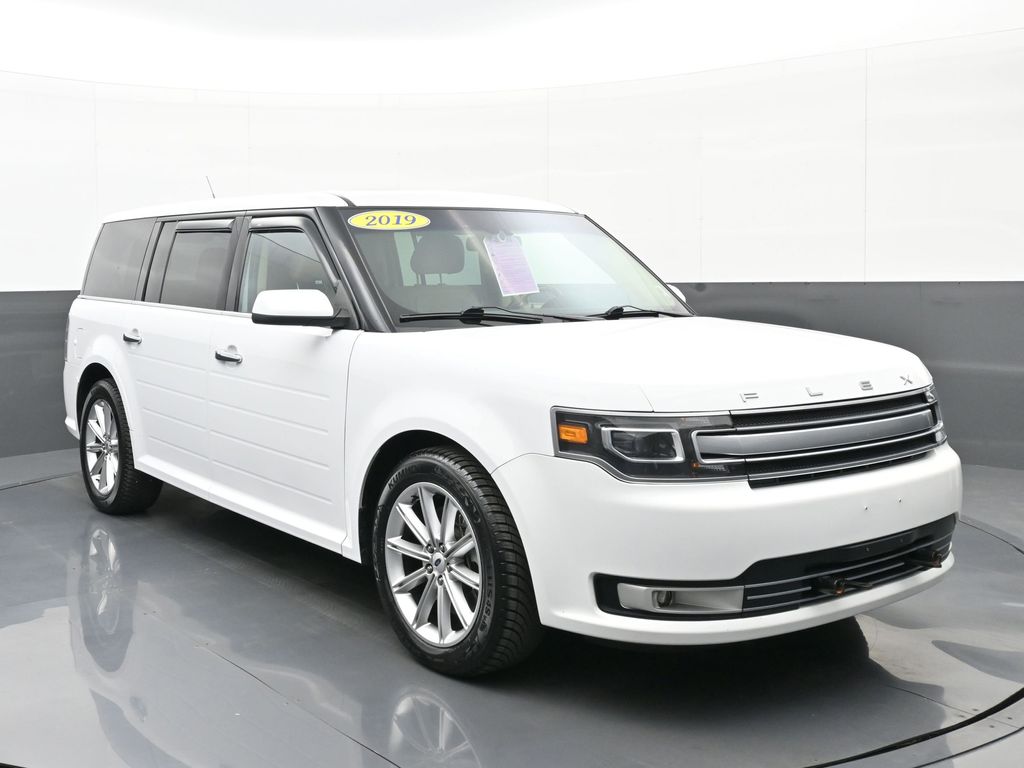 Oxford White 2019 Ford Flex Limited FWD SUV / Crossover Front-Wheel Drive 6-Speed Automatic