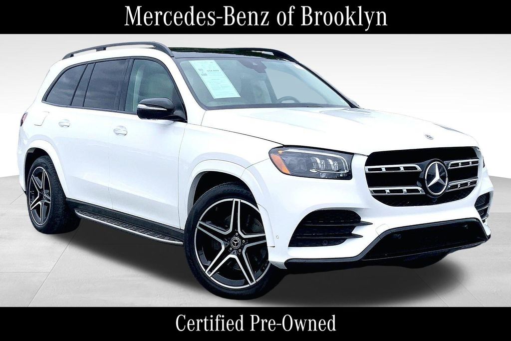 Polar White 2022 Mercedes-Benz GLS SUV / Crossover All-Wheel Drive 9-Speed Automatic