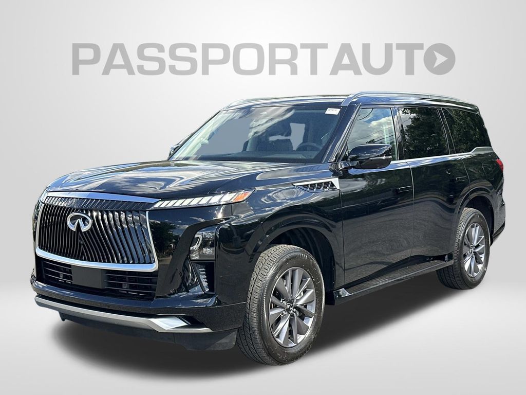 Black Obsidian 2025 INFINITI QX80 SUV / Crossover Rear-Wheel Drive 9-Speed Automatic