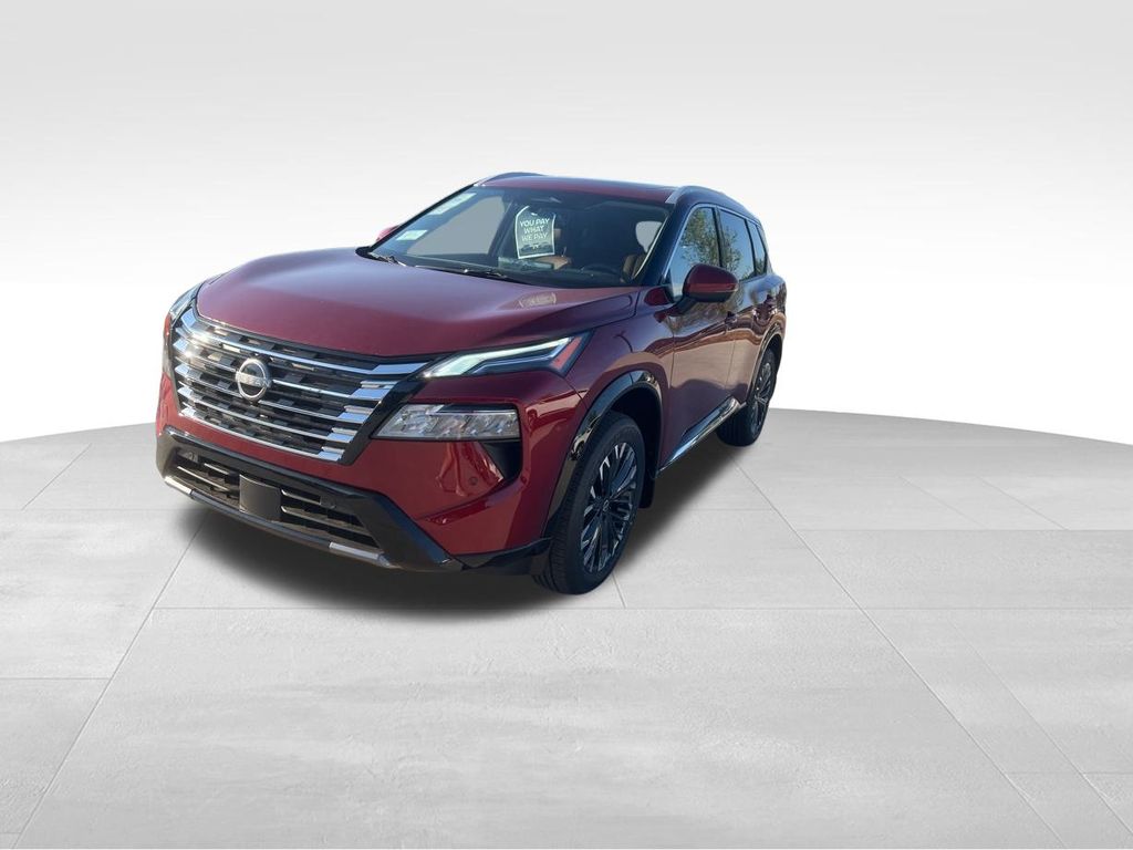 2025 Scarlet Ember Tintcoat Nissan Rogue Platinum FWD SUV