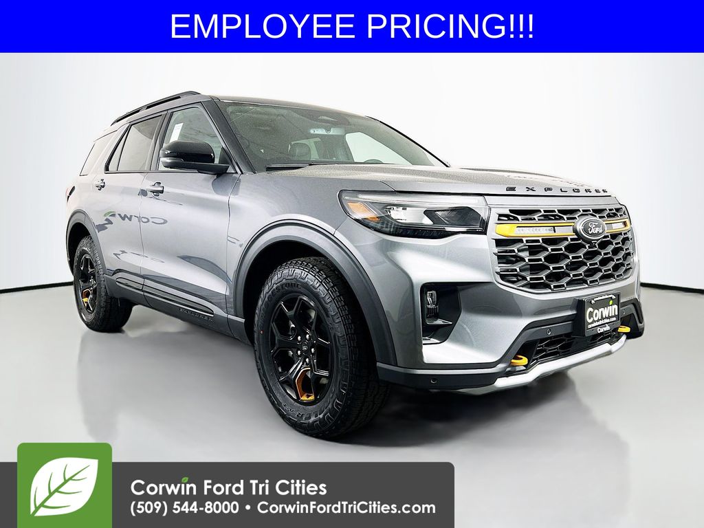 Carbonized Gray Metallic 2026 Ford Explorer SUV / Crossover All-Wheel Drive Automatic