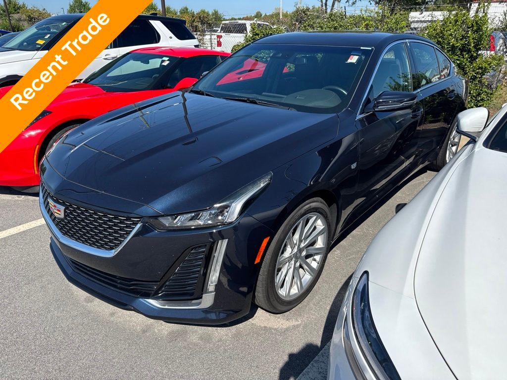Dark Moon Metallic 2020 Cadillac CT5 Sedan Rear-Wheel Drive Automatic