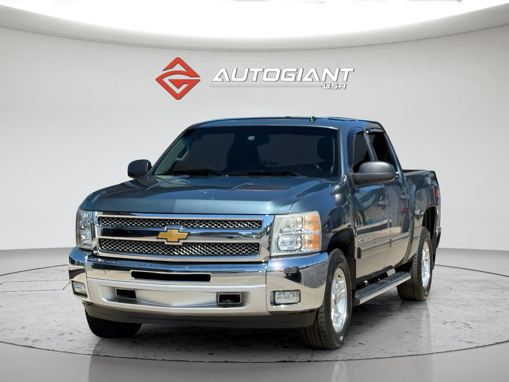 Blue Granite Metallic 2012 Chevrolet Silverado 1500 Pickup Truck Four-Wheel Drive 6-Speed Automatic Overdrive