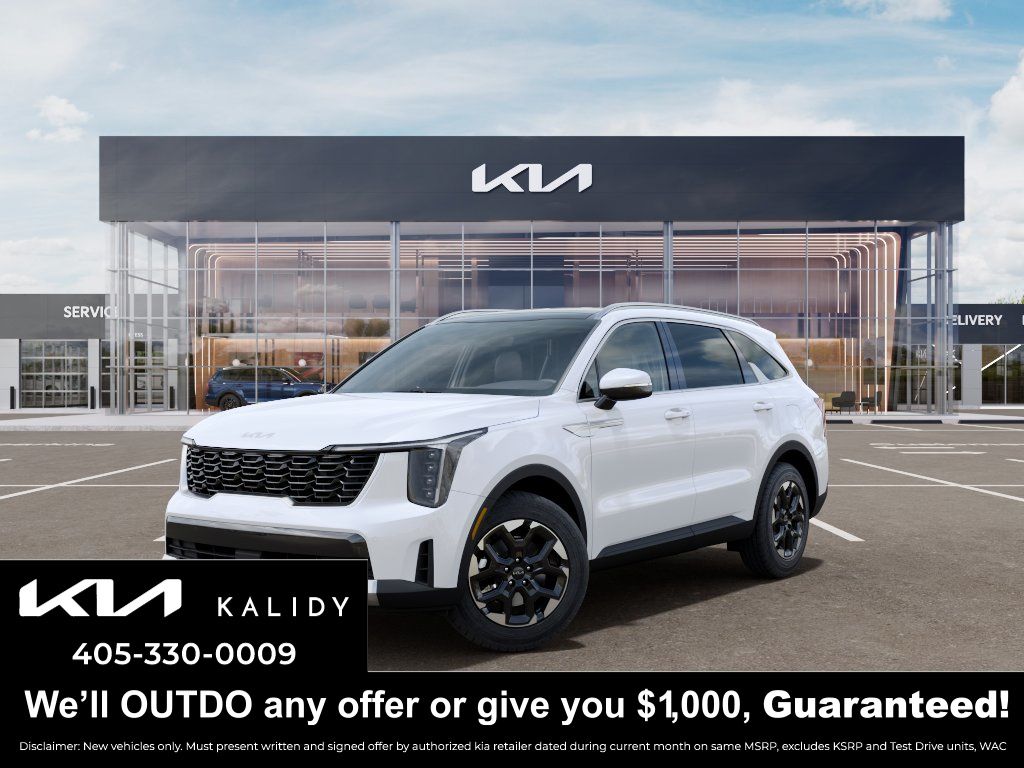 Glacial White Pearl 2026 Kia Sorento S FWD SUV / Crossover Front-Wheel Drive 8-Speed Automatic