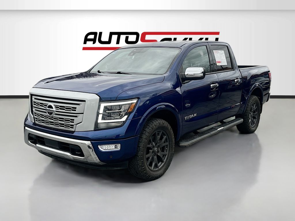 Used 2023 Deep Blue Pearl Nissan Platinum Reserve image 3