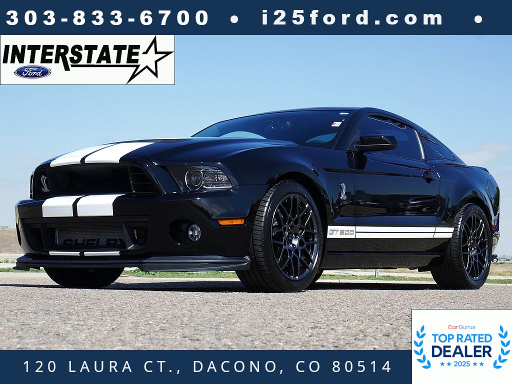 Black 2014 Ford Mustang Shelby GT500 Coupe Rear-Wheel Drive 6-Speed Manual