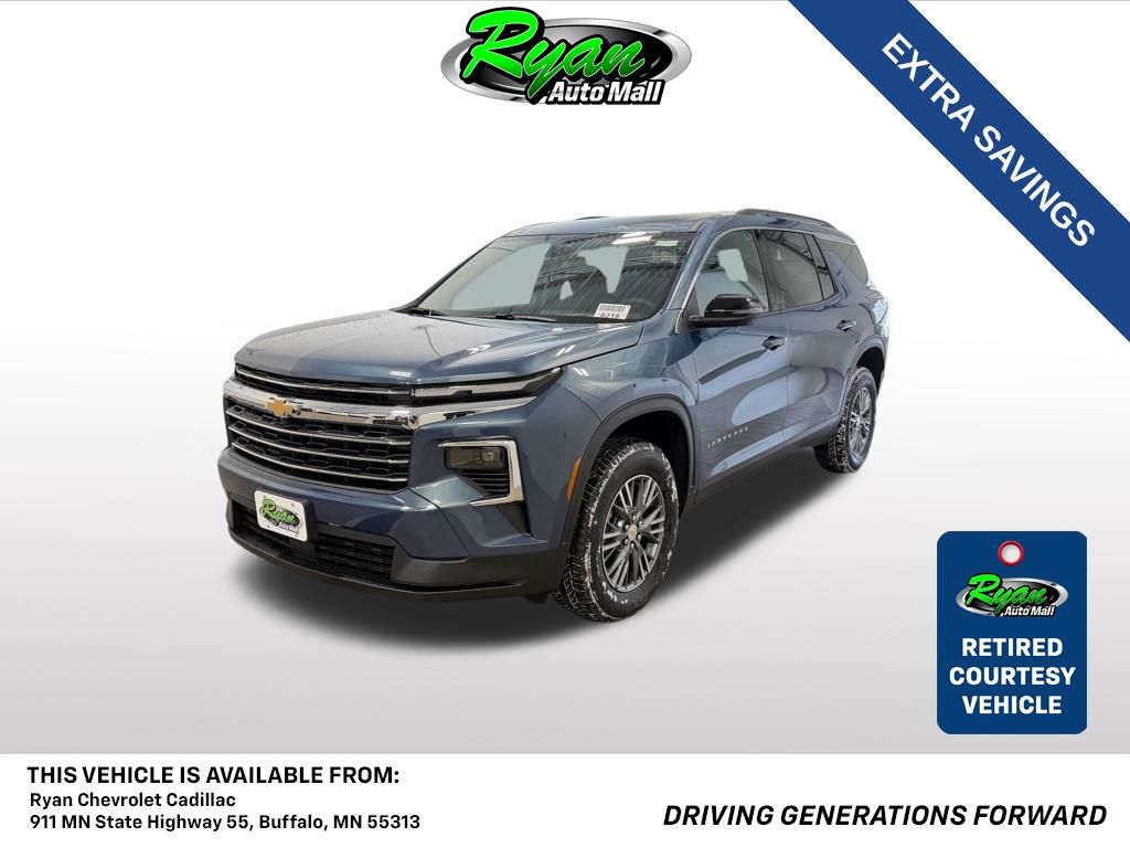 Lakeshore Blue Metallic 2026 Chevrolet Traverse SUV / Crossover Four-Wheel Drive 8-Speed Automatic