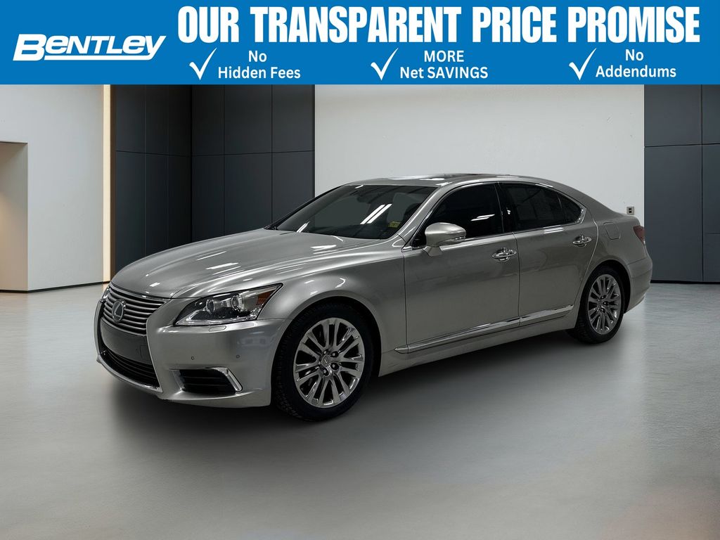 Silver 2017 Lexus LS 460 RWD Sedan Rear-Wheel Drive 8-Speed Automatic