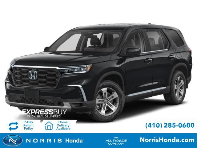 Gray (Modern Steel Metallic) 2025 Honda Pilot EX-L AWD SUV / Crossover All-Wheel Drive Automatic