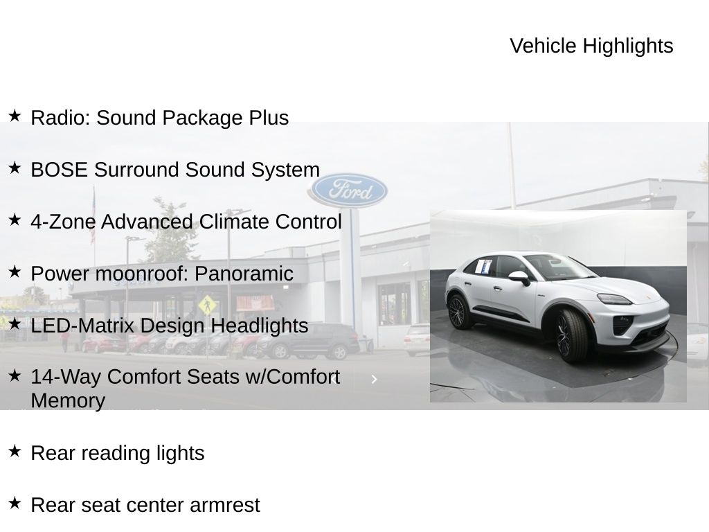 2024 Porsche Macan Electric 4