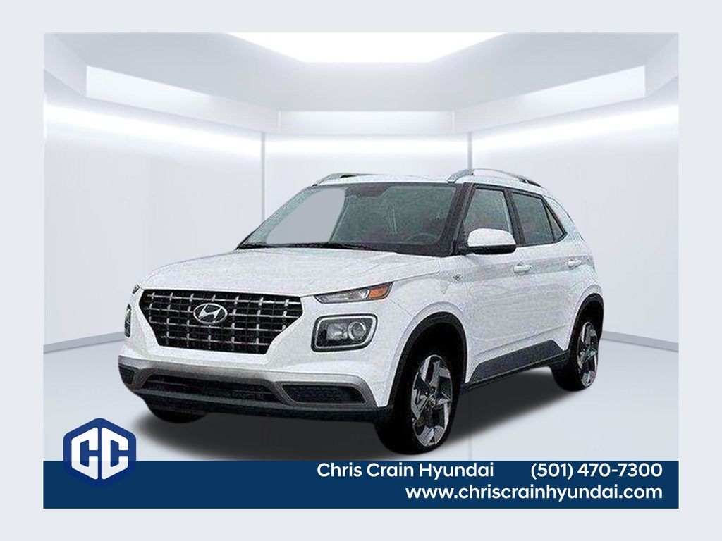 Lunar White 2026 Hyundai Venue SUV / Crossover Front-Wheel Drive Continuously Variable Transmission