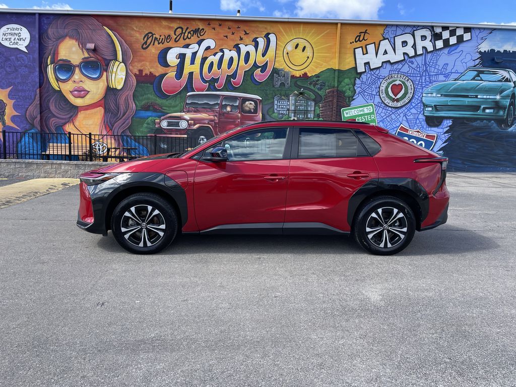 Used 2025 Toyota bZ4X XLE with VIN JTMABACA7SA105771 for sale in Worcester, MA