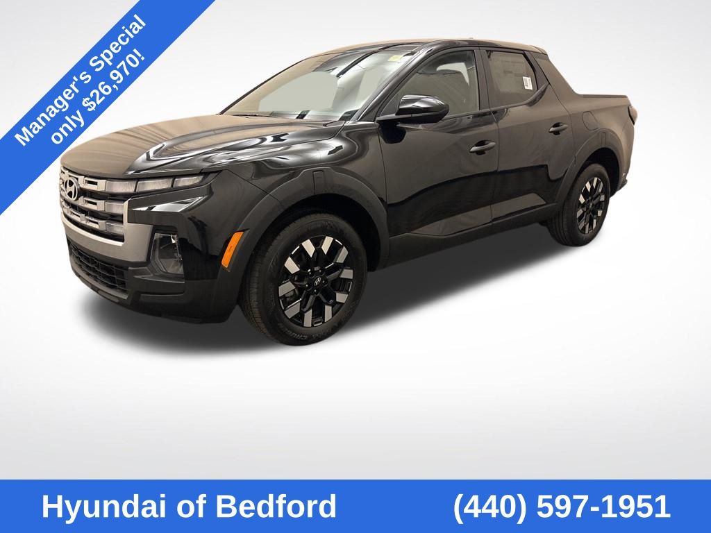 Phantom Black 2026 Hyundai Santa Cruz SE Crew Cab FWD Pickup Truck Front-Wheel Drive 8-Speed Automatic