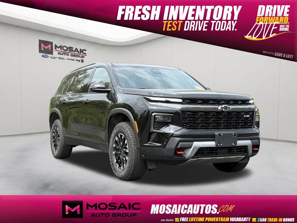 Black 2026 Chevrolet Traverse SUV / Crossover Four-Wheel Drive 8-Speed Automatic