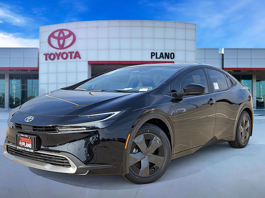 Black 2026 Toyota Prius Plug-In Hybrid Hatchback Front-Wheel Drive Continuously Variable Transmission