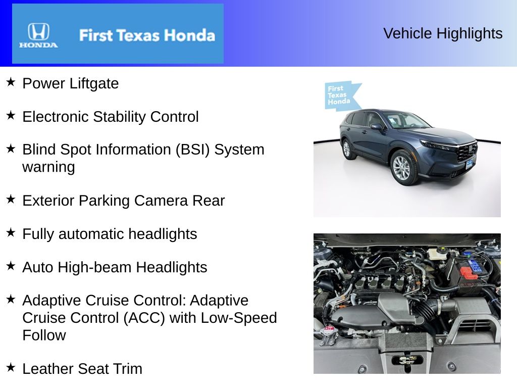 Used Car 2025 Honda Cr-v  Ex-l For Sale In Austin, Texas