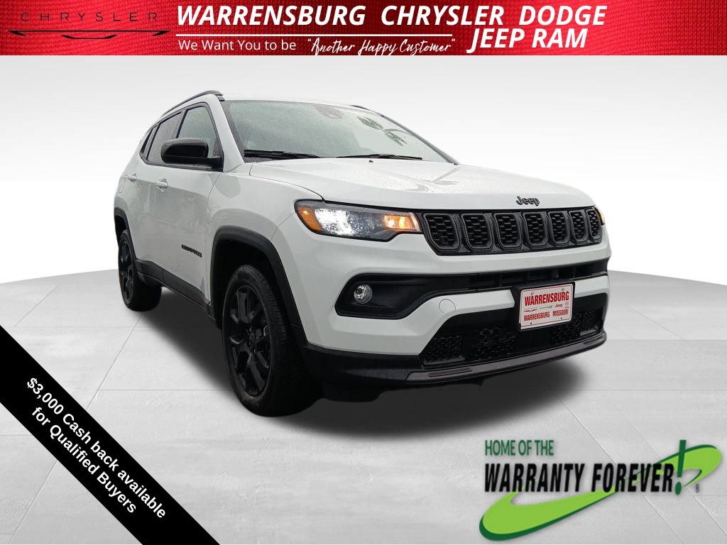 Bright White Clearcoat 2026 Jeep Compass SUV / Crossover Four-Wheel Drive 8-Speed Automatic