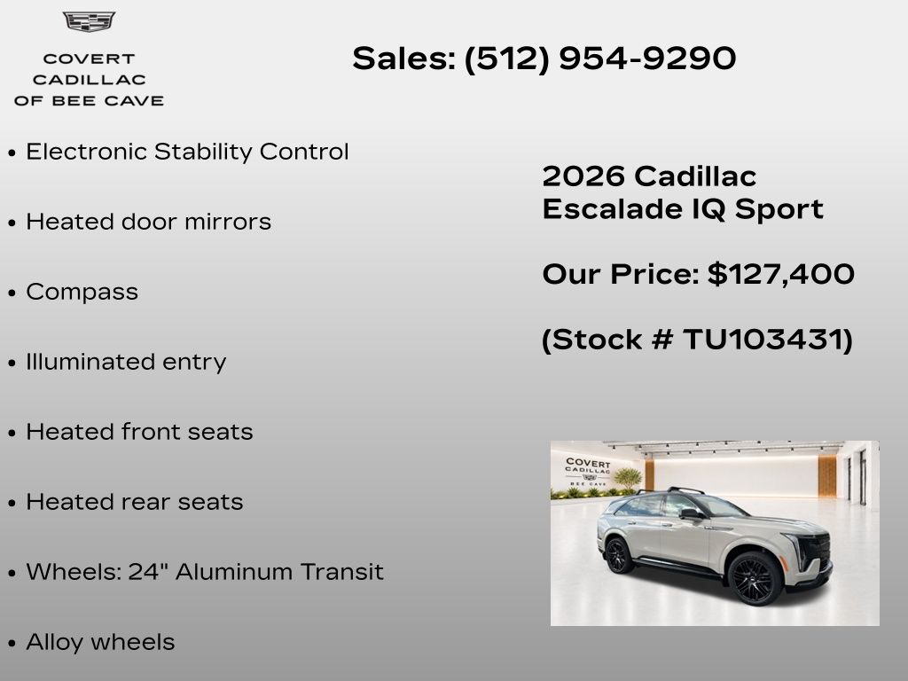 New 2026 Beige Cadillac Sport image 14