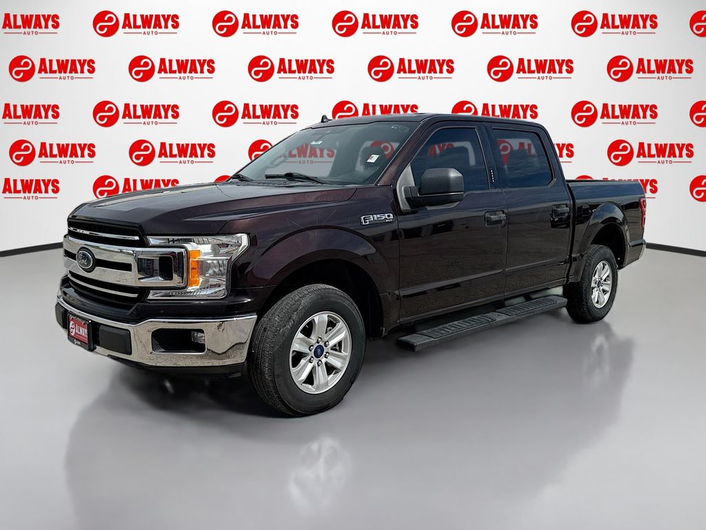 Magma Red 2019 Ford F-150 XLT SuperCrew RWD Pickup Truck 4X2 Automatic