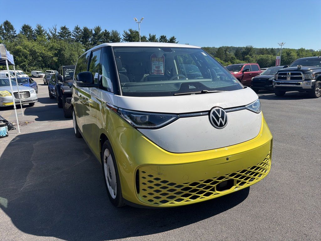 Yellow 2025 Volkswagen ID.Buzz 1st Edition 4Motion Minivan All-Wheel Drive Automatic