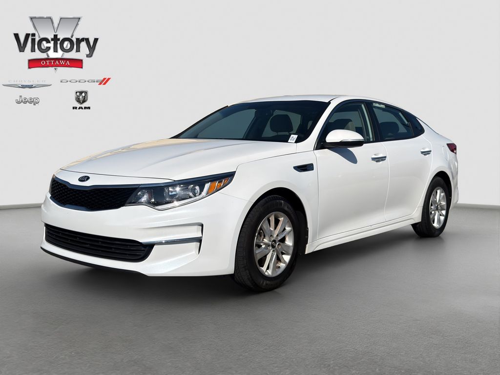 Snow White Pearl 2016 Kia Optima Sedan Front-Wheel Drive 6-Speed Automatic
