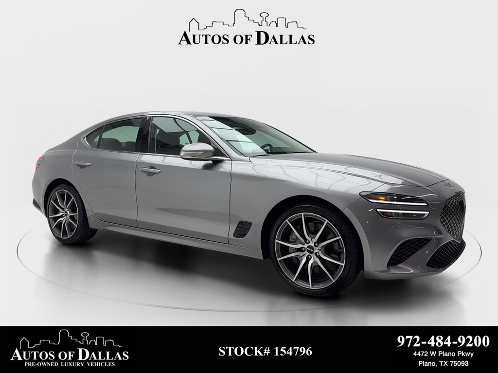 Savile Silver 2025 Genesis G70 2.5T Standard RWD Sedan Rear-Wheel Drive 8-Speed Automatic