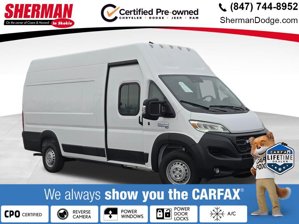 Bright White Clearcoat 2024 RAM ProMaster Van Front-Wheel Drive 1-Speed Automatic