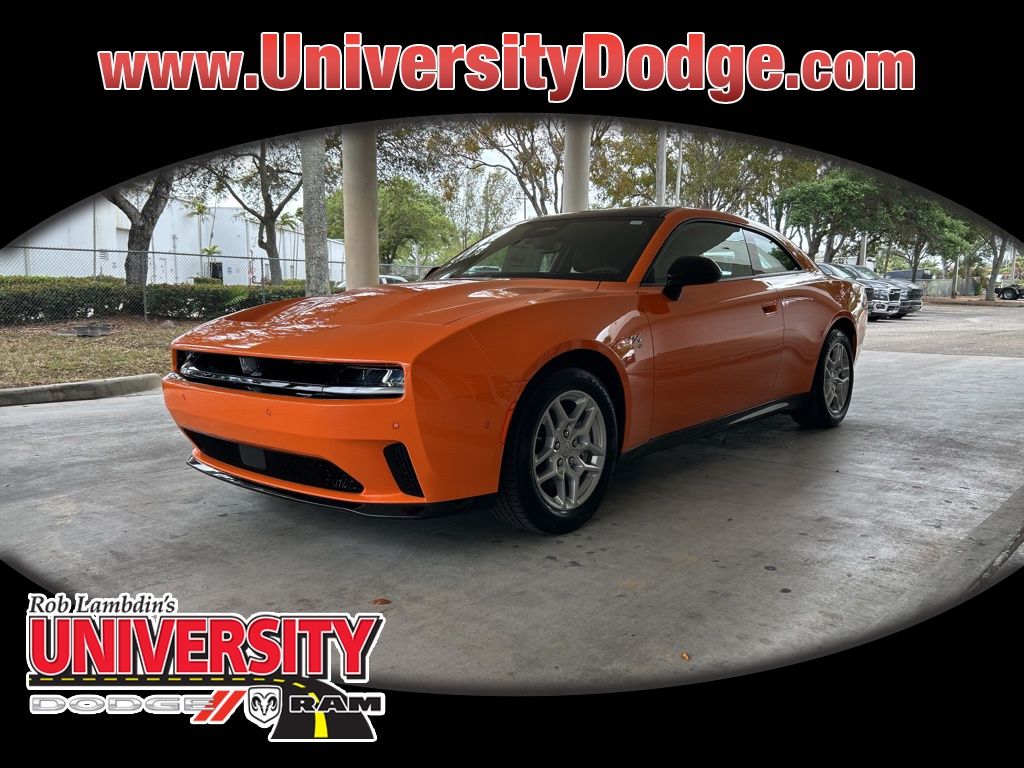 Header Orange Clearcoat 2025 Dodge Charger Daytona R/T AWD Coupe All-Wheel Drive 1-Speed Automatic