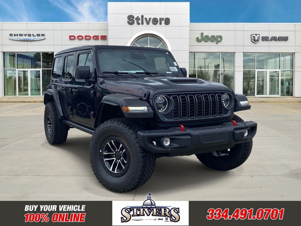 Black Clearcoat 2026 Jeep Wrangler SUV / Crossover Four-Wheel Drive 8-Speed Automatic