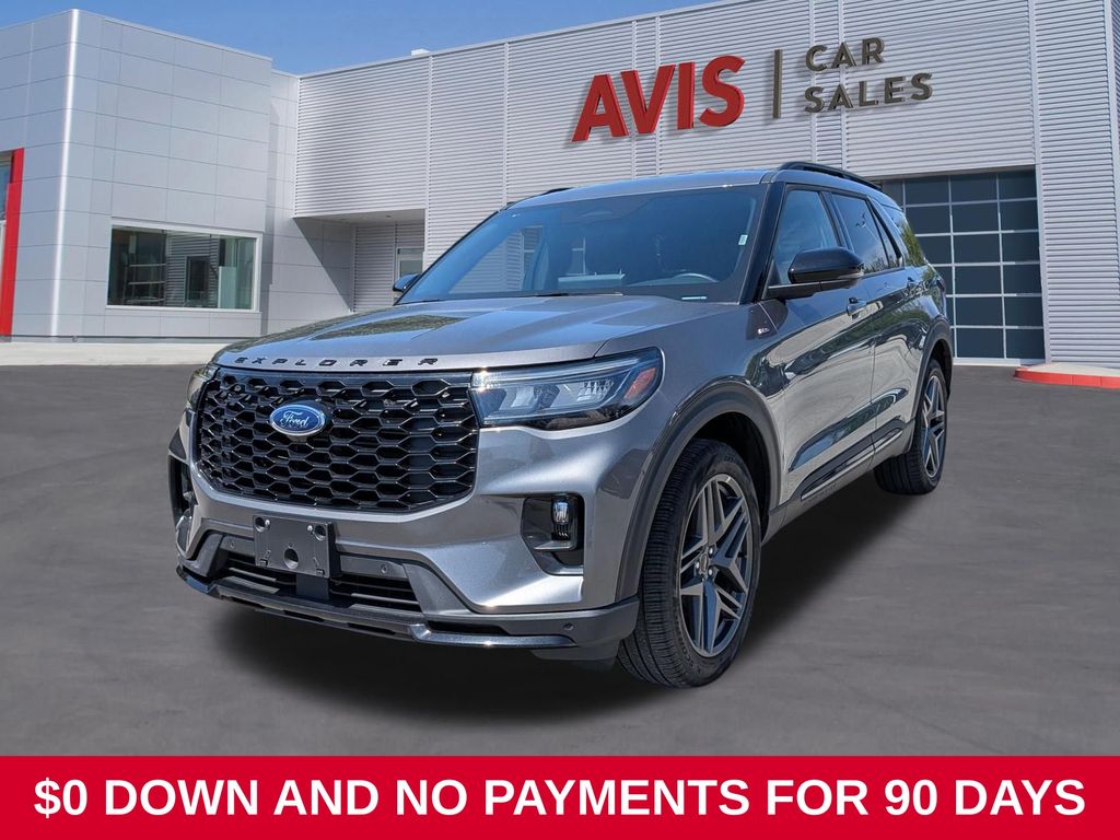 Gray Metallic 2025 Ford Explorer SUV / Crossover All-Wheel Drive Automatic