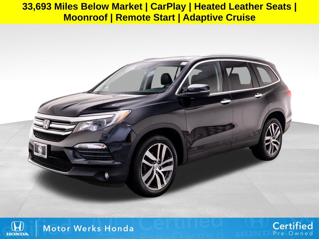 Crystal Black Pearl 2017 Honda Pilot SUV / Crossover All-Wheel Drive 9-Speed Automatic