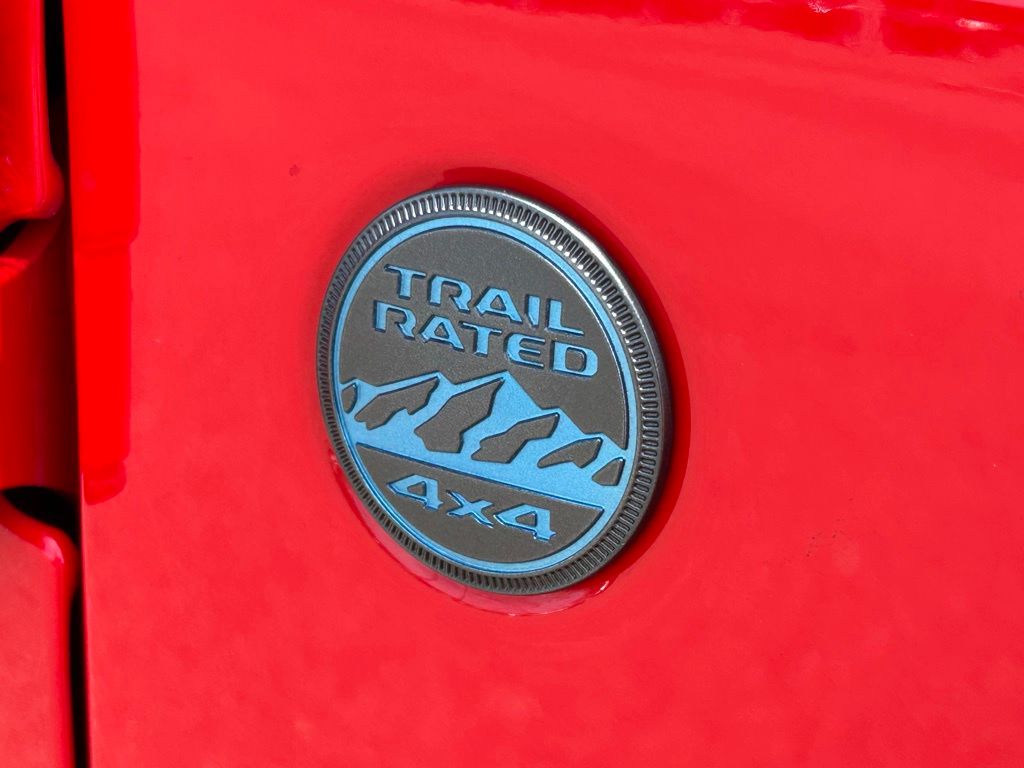 Used 2025 Firecracker Red Clearcoat Jeep Sahara 4xe image 36