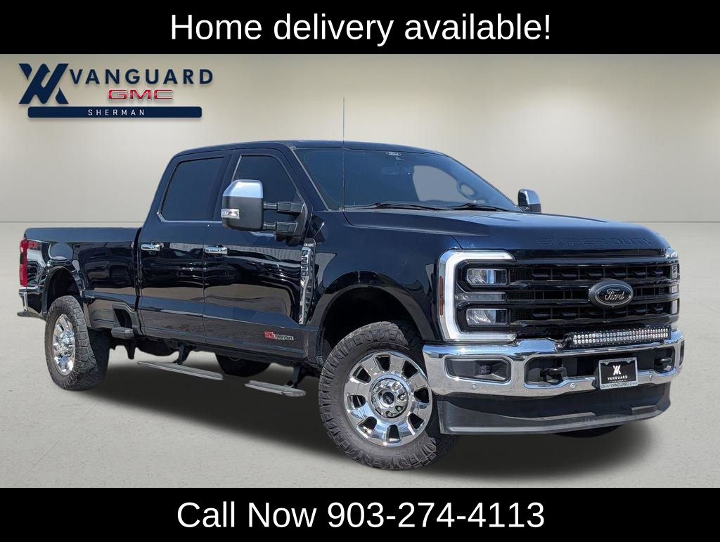 Blue Metallic 2024 Ford F-250 Super Duty King Ranch Crew Cab 4WD Pickup Truck Four-Wheel Drive Automatic