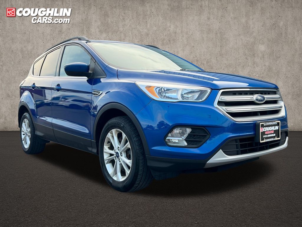Lightning Blue Metallic 2018 Ford Escape SE AWD SUV / Crossover All-Wheel Drive 6-Speed Automatic