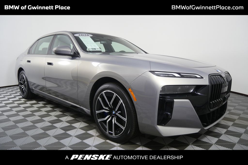 Oxide Gray Metallic 2026 BMW 7 Series Sedan All-Wheel Drive 8-Speed Automatic