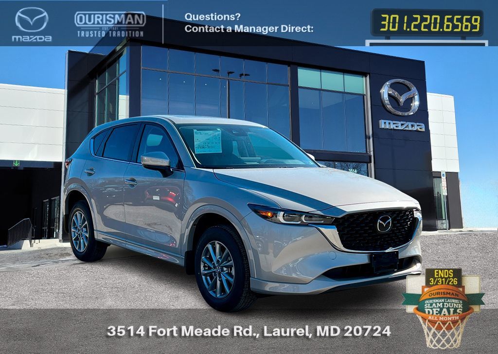 Quartz Metallic 2025 Mazda CX-5 2.5 S Preferred AWD SUV / Crossover All-Wheel Drive 6-Speed Automatic