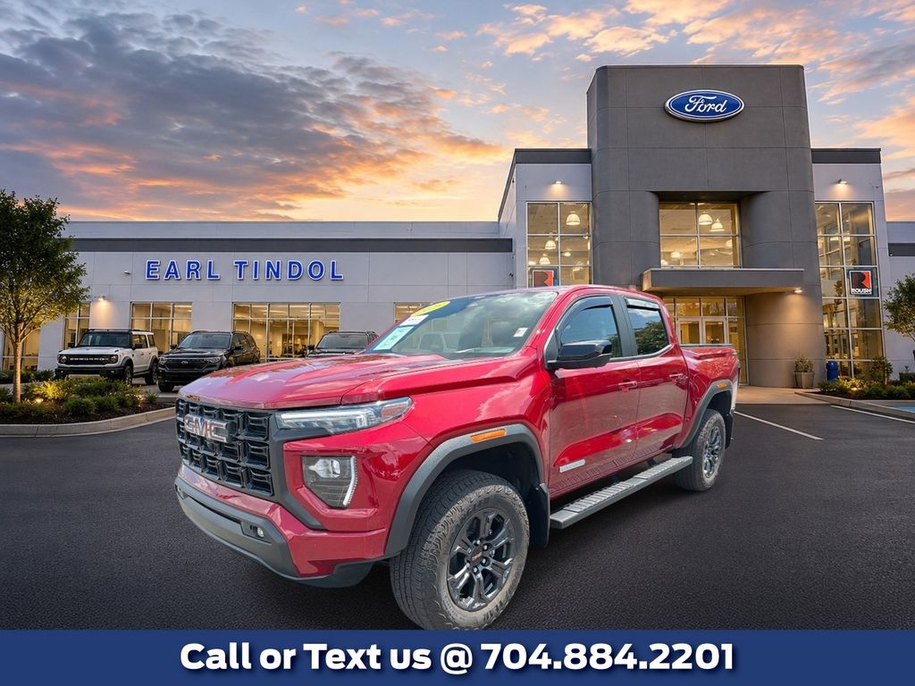 Volcanic Red Tintcoat 2025 GMC Canyon Pickup Truck Four-Wheel Drive 8-Speed Automatic